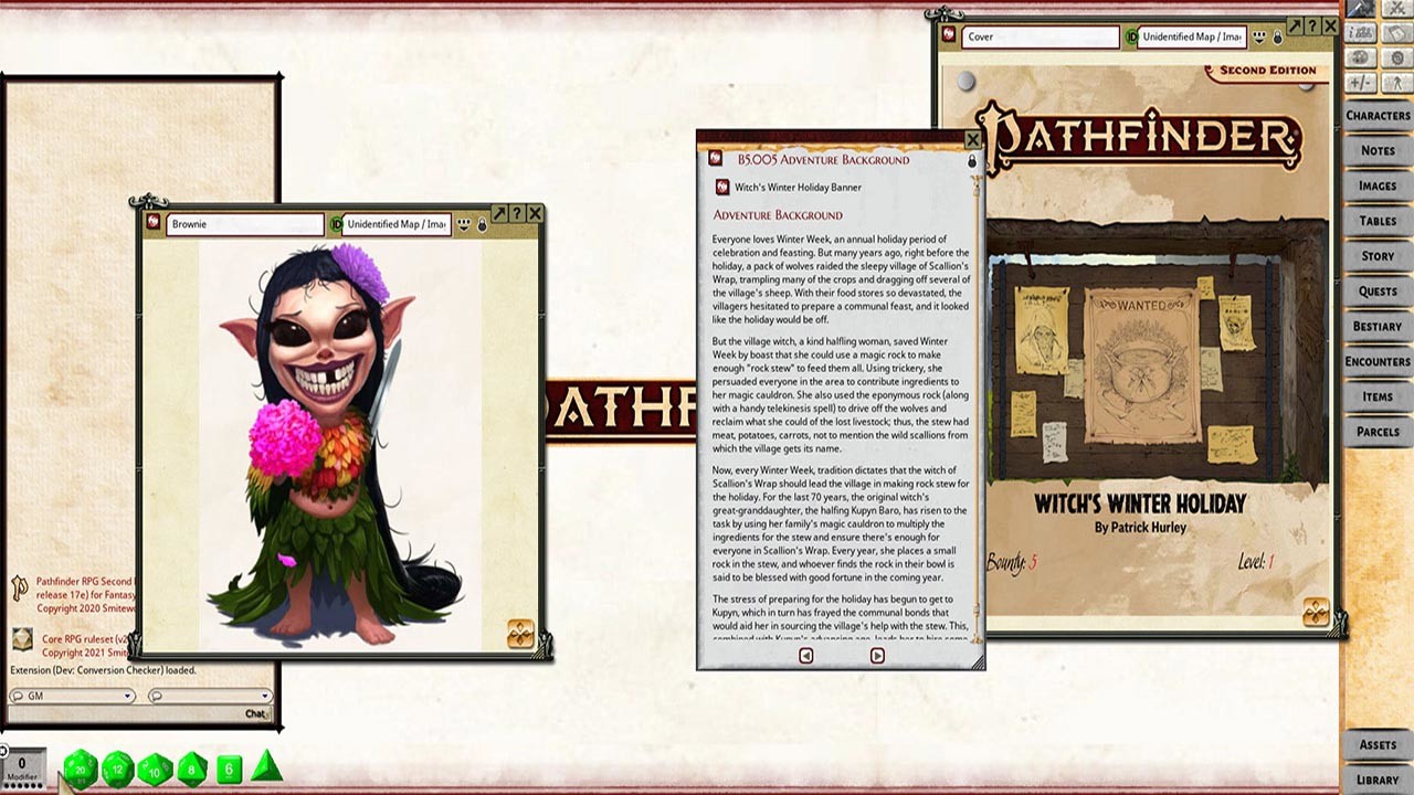 Fantasy Grounds - Pathfinder RPG - Pathfinder Bounty #5: Witch's Winter Holiday