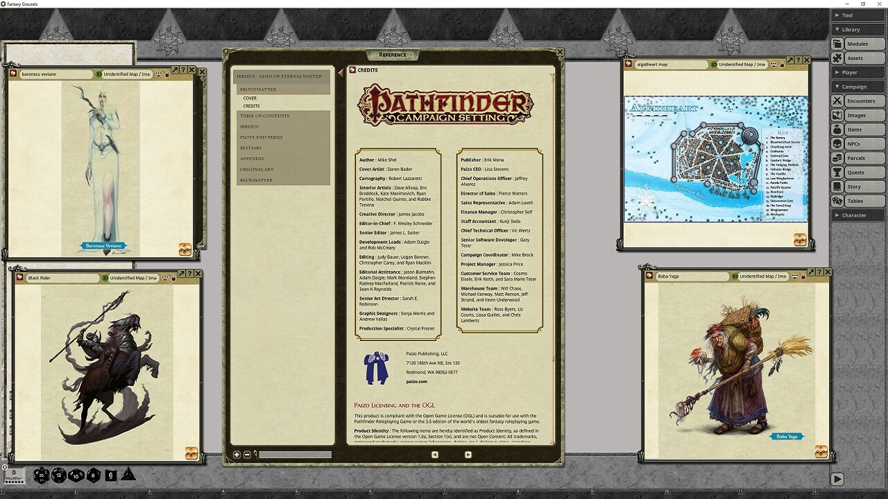 Fantasy Grounds - Pathfinder RPG - Campaign Setting: Irrisen-Land of Eternal Winter