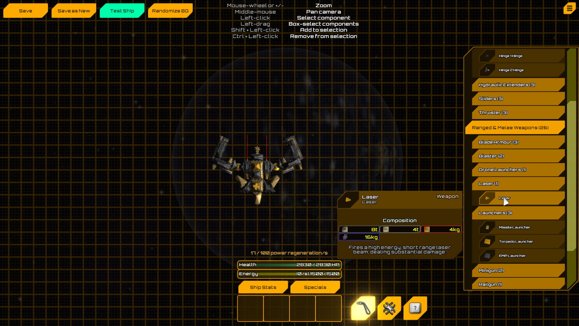 Advanced Mechanized Spacecraft