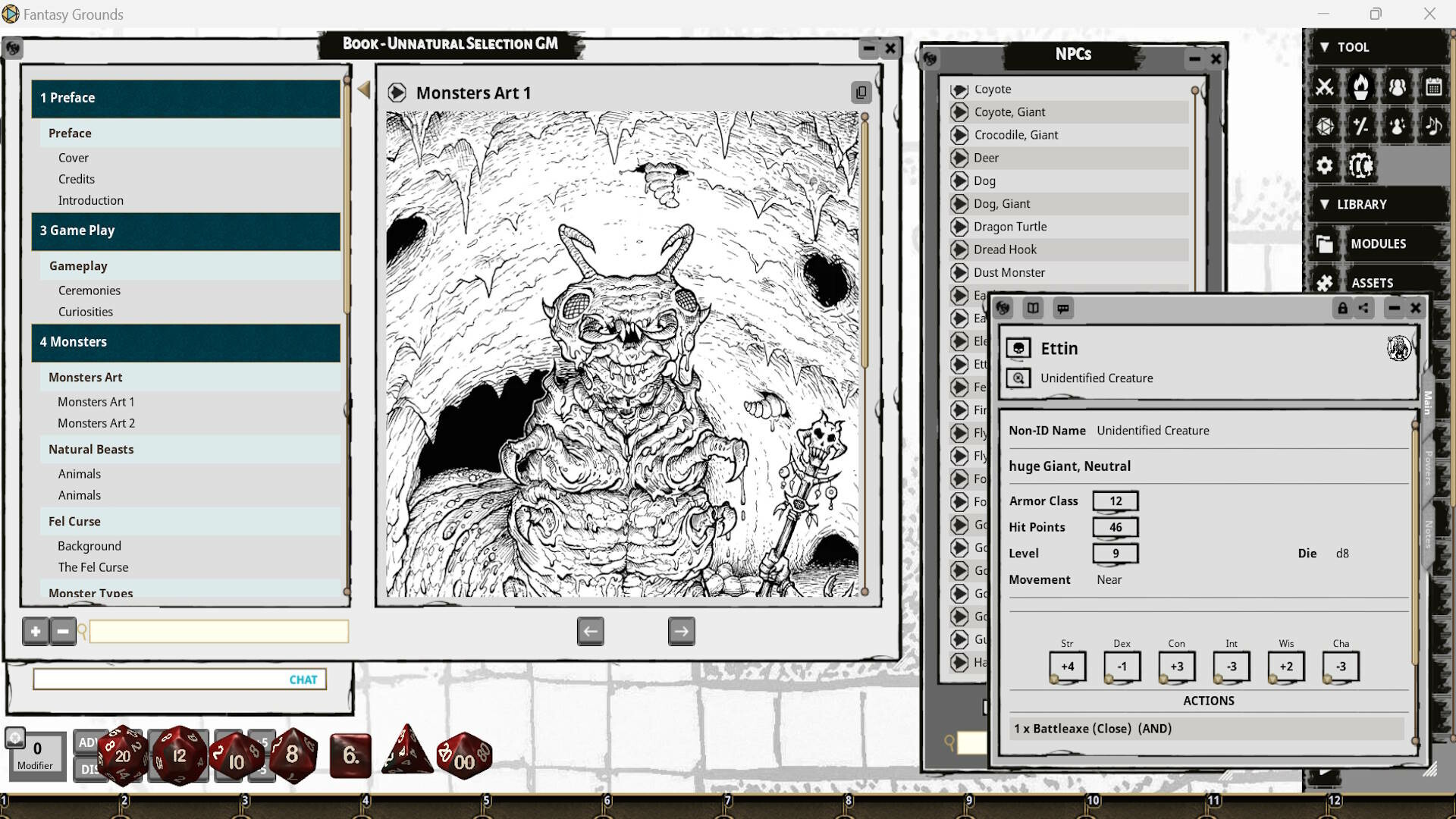 Fantasy Grounds - Unnatural Selection: The Untamed and the Underworld