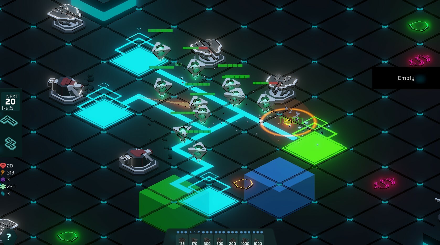 Neon Grid Defenders
