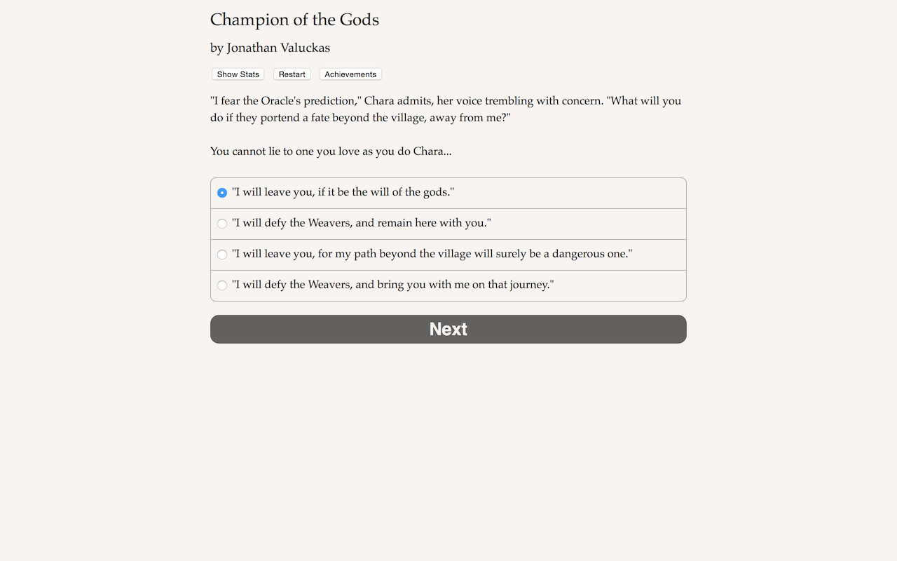 Champion of the Gods