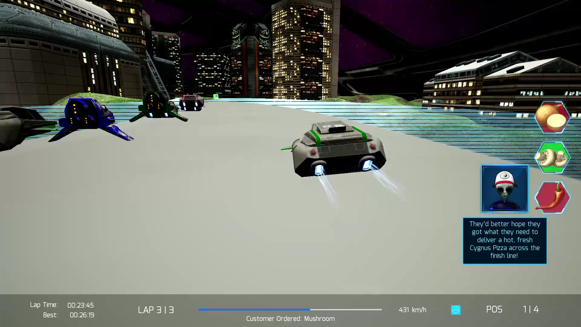 Cygnus Pizza Race