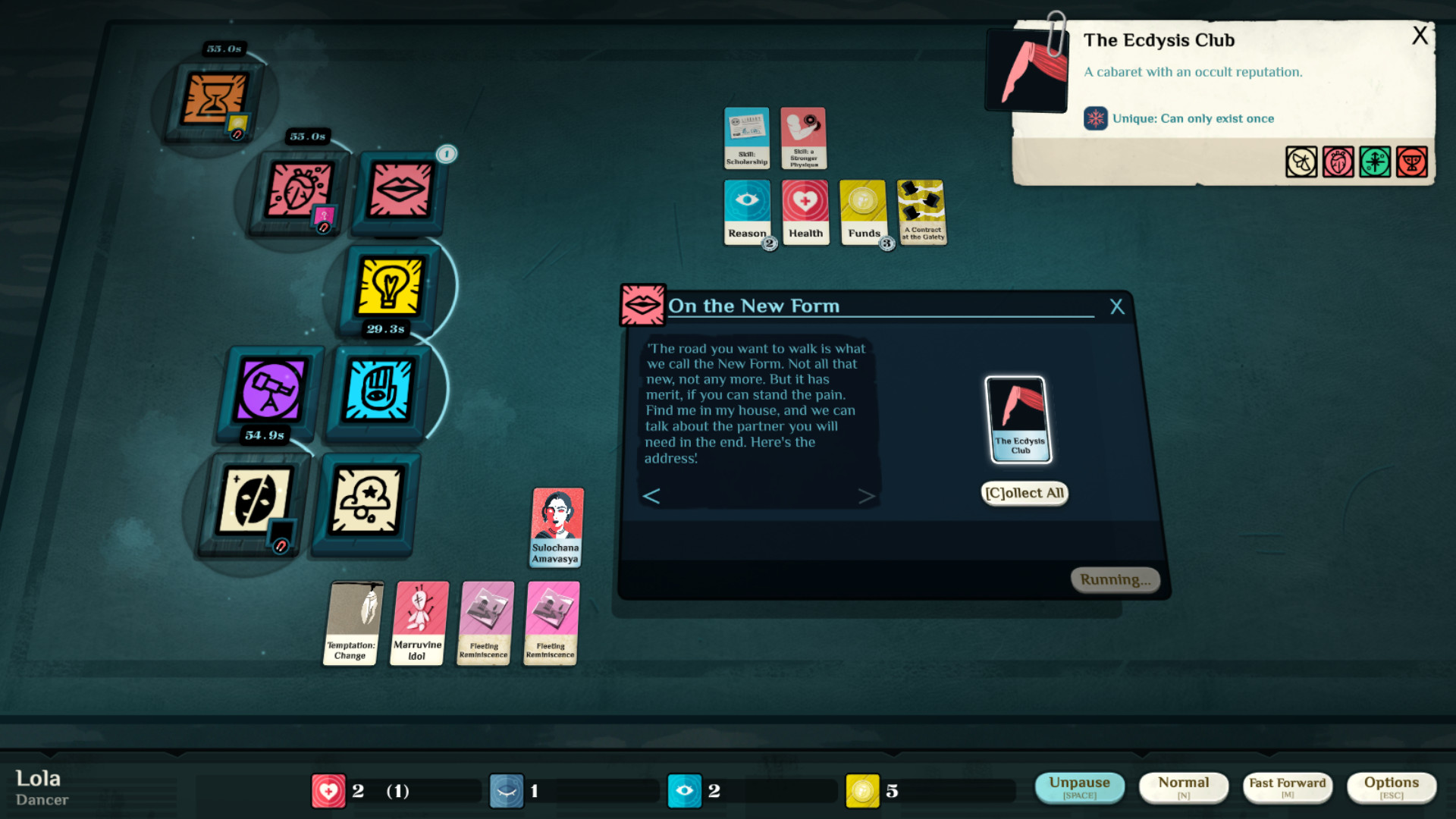 Cultist Simulator: The Dancer
