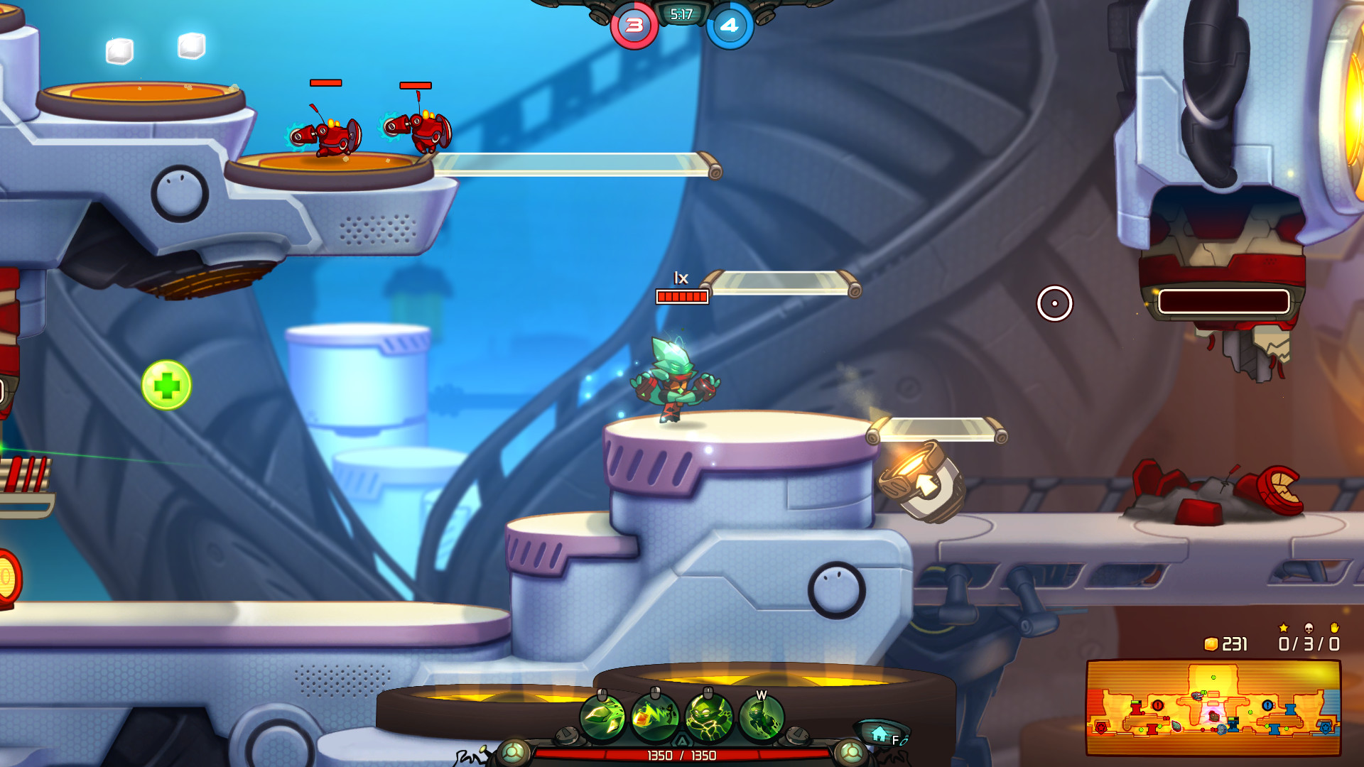 Ix the Interloper - Awesomenauts Character