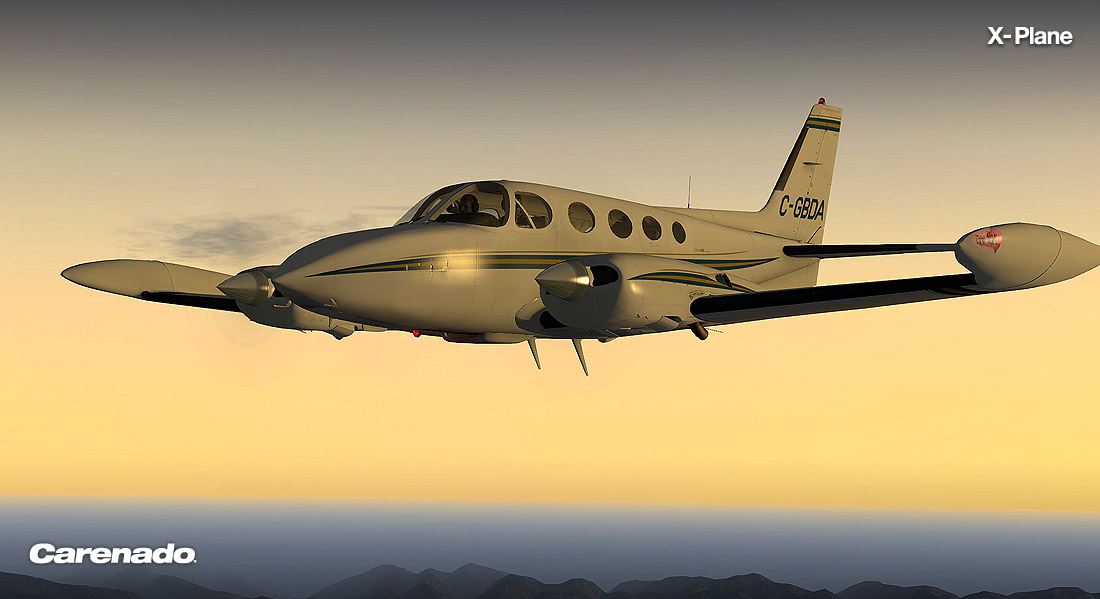 X-Plane 10 AddOn - Carenado - C340 II