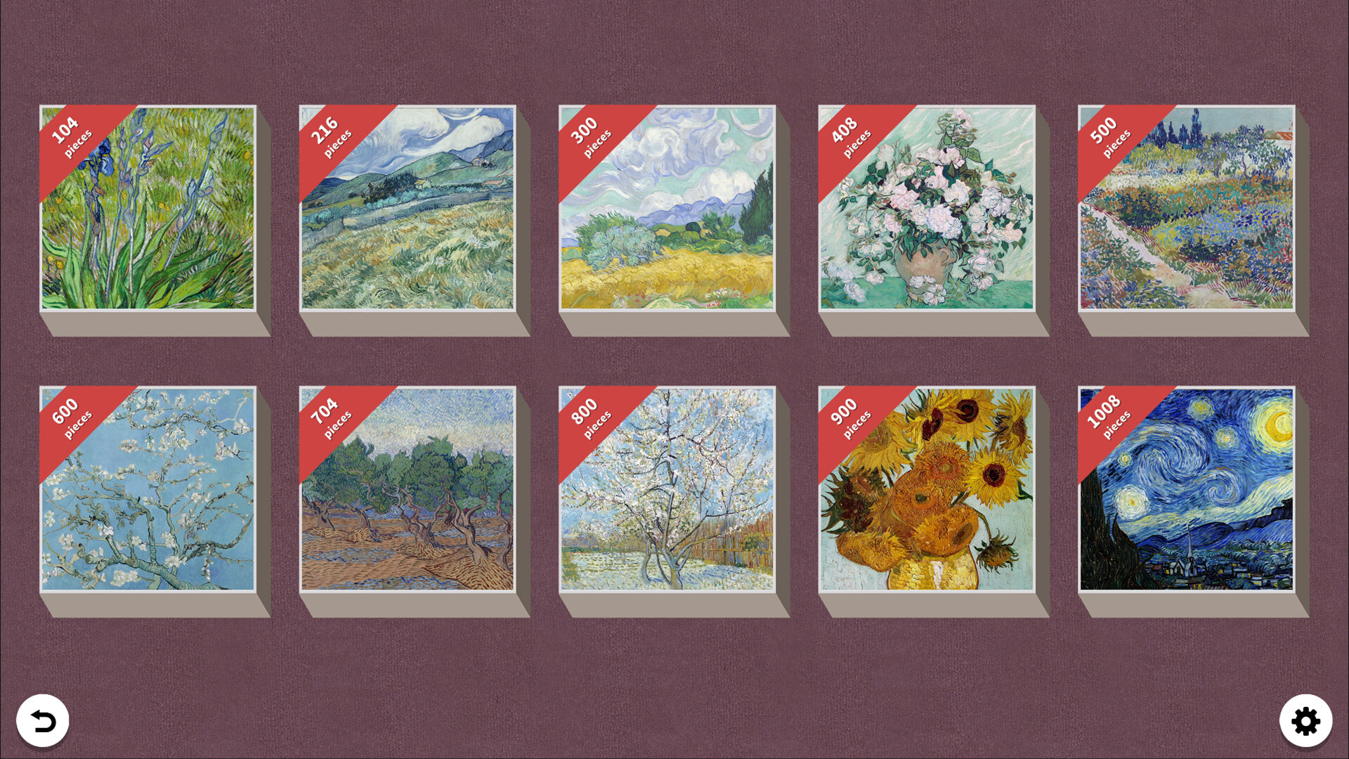 Pieceful Gallery - Van Gogh