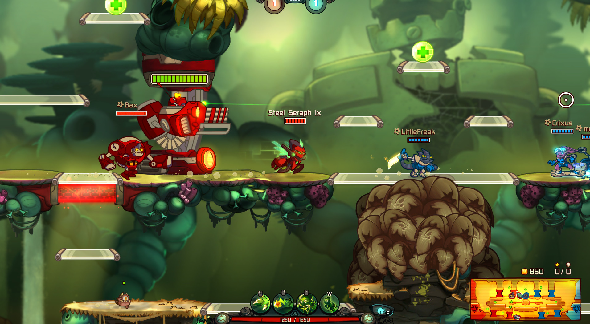 Awesomenauts - Steel Seraph Ix Skin