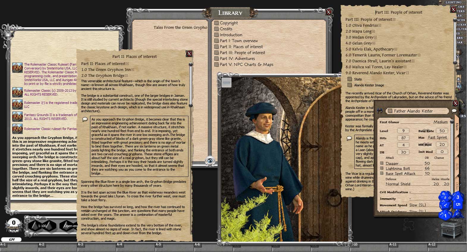 Fantasy Grounds - Shadow World: Tales from the Green Gryphon Inn (RMC)