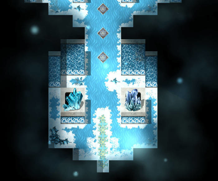 RPG Maker MZ - KR Elemental Dungeon Tileset - Celestial Flora Ice Time