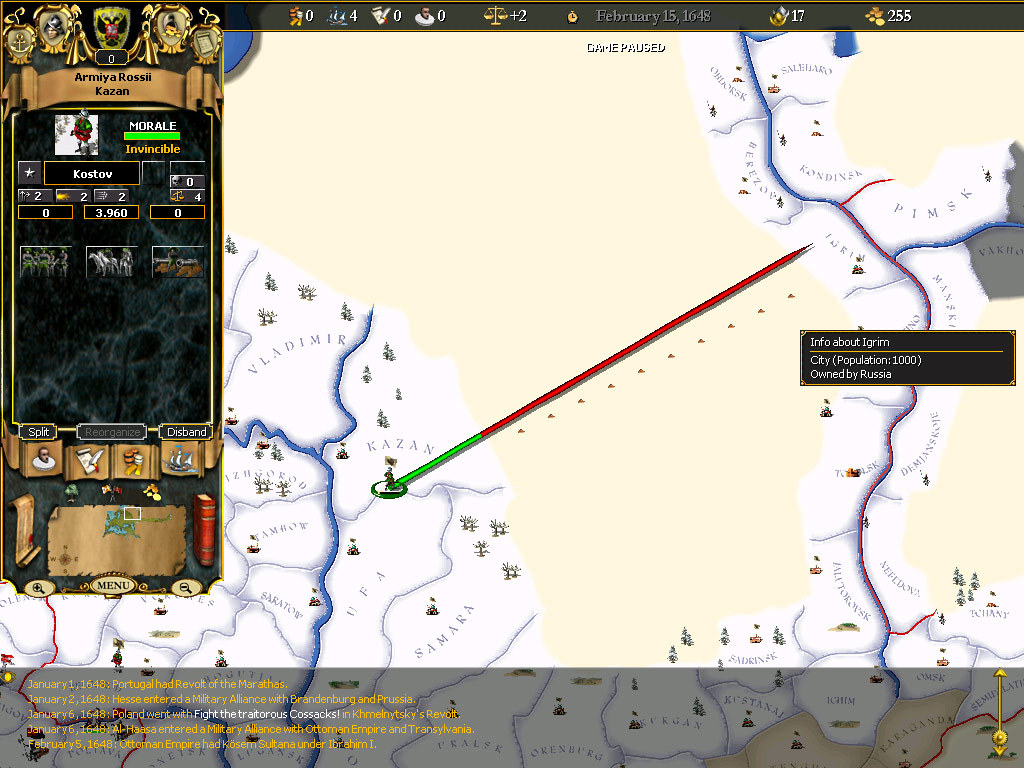 For The Glory: A Europa Universalis Game