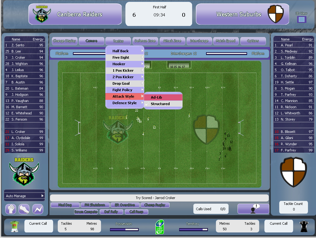 Rugby League Team Manager 2015