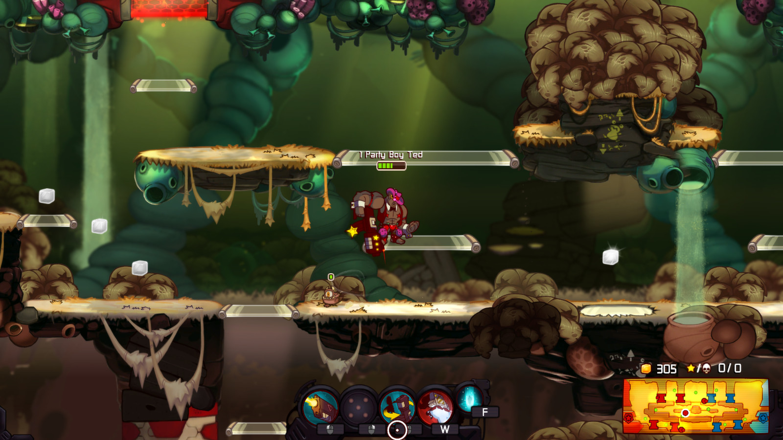 Awesomenauts - Party Boy McPain Skin