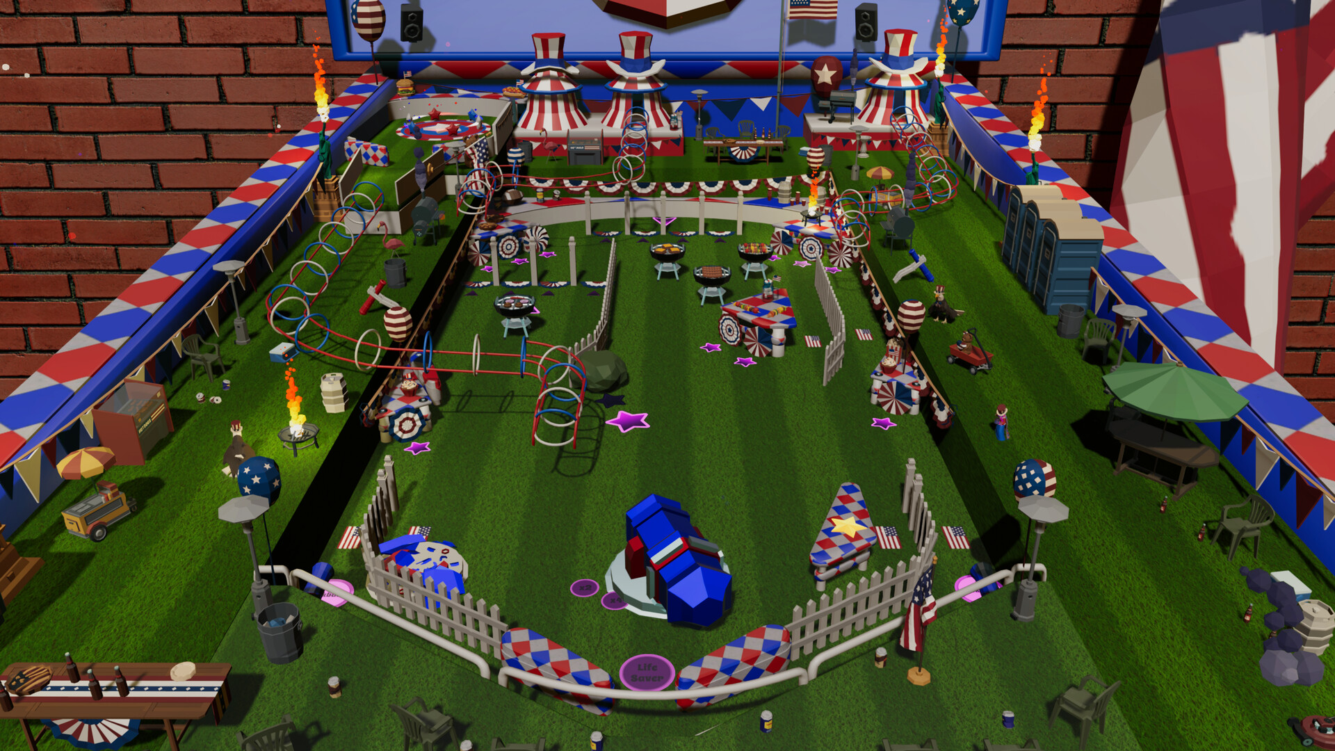 Roxy Raccoon's Pinball Panic - American Anniversary