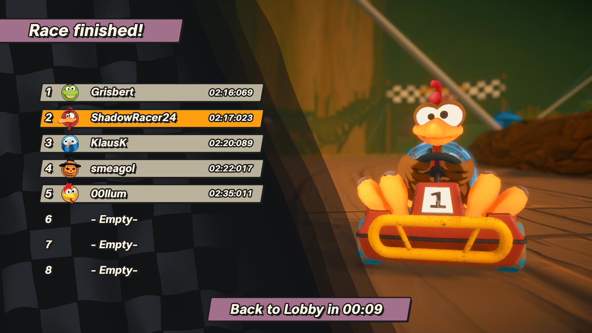 Crazy Chicken Kart 4