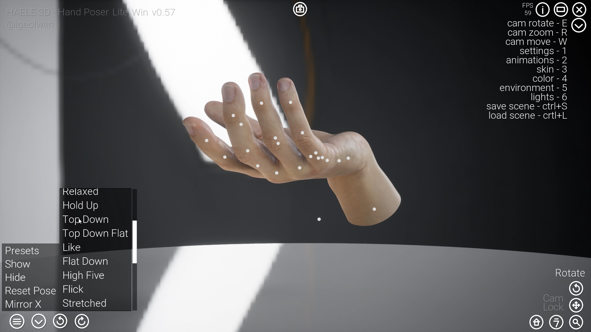 HAELE 3D - Hand Poser Lite