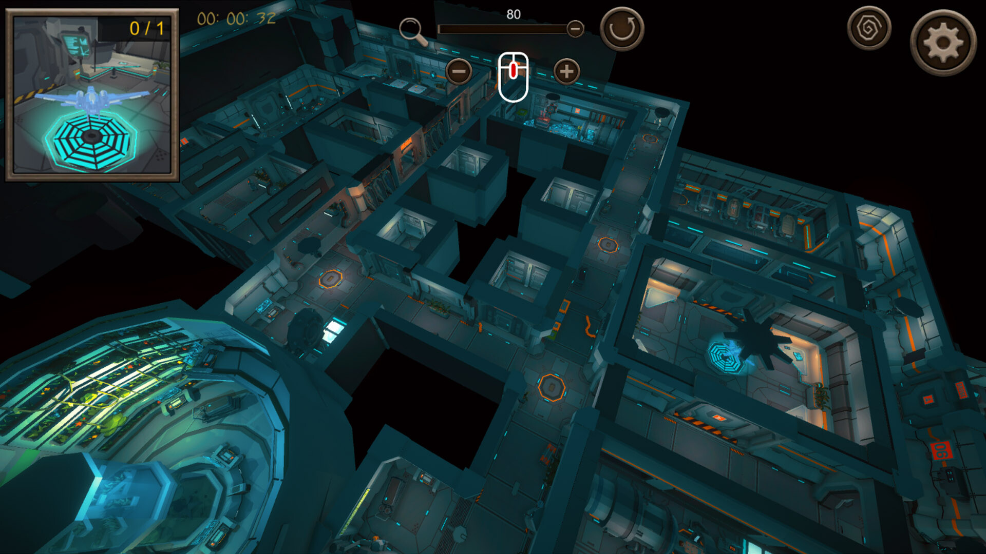 Hidden Space Top-Down 3D