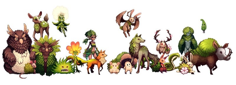 RPG Maker MZ - Spirits of Nature Enemy Pack