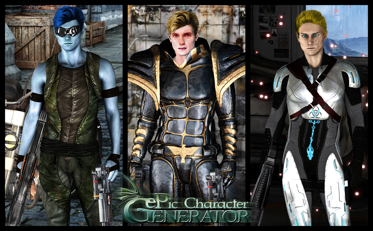 ePic Character Generator - Season #2: Male Superhero