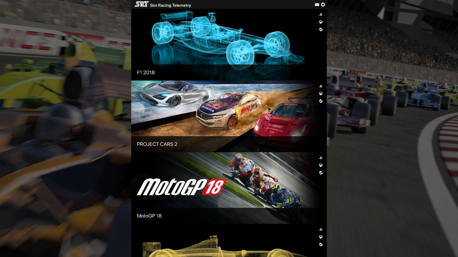 Sim Racing Telemetry - Project Cars