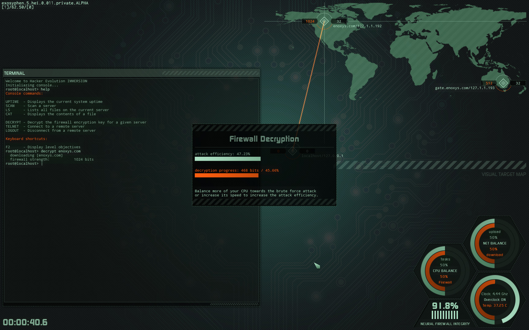 Hacker Evolution IMMERSION Demo