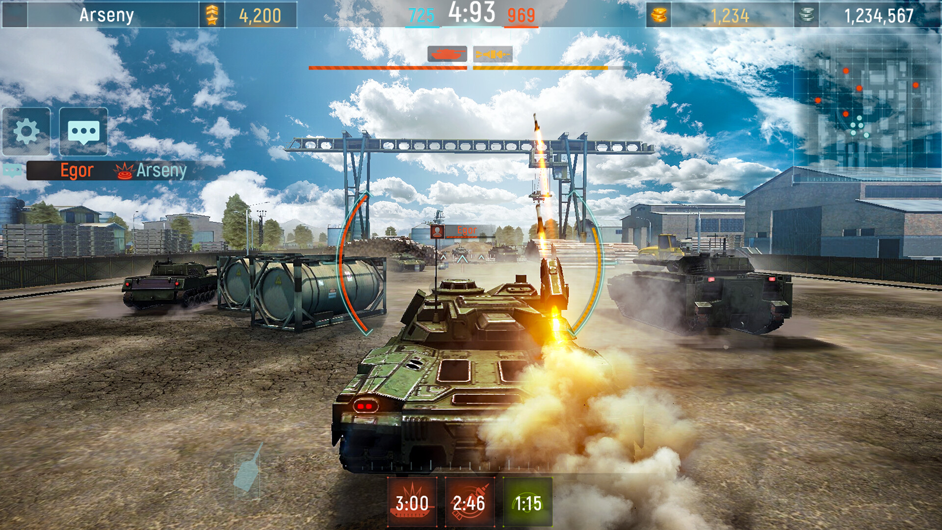 Modern Tanks: War Tank Games
