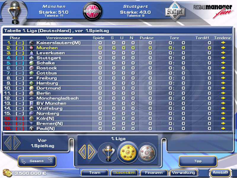 Team Manager - Football Manager FUN