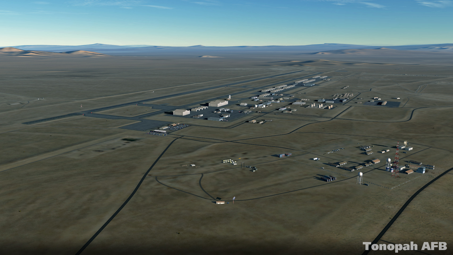 DCS: NEVADA Test and Training Range Map