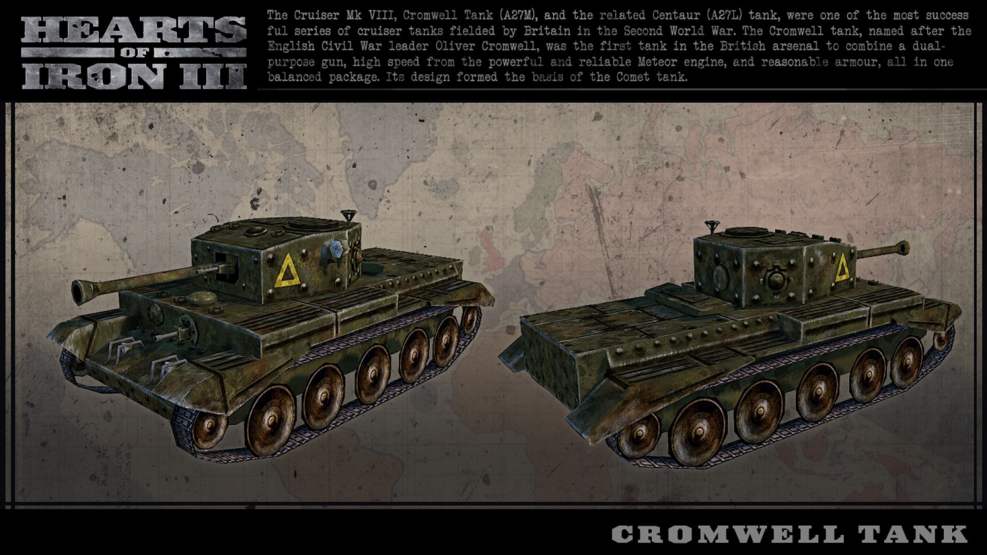 Hearts of Iron III: British Vehicle Spritepack