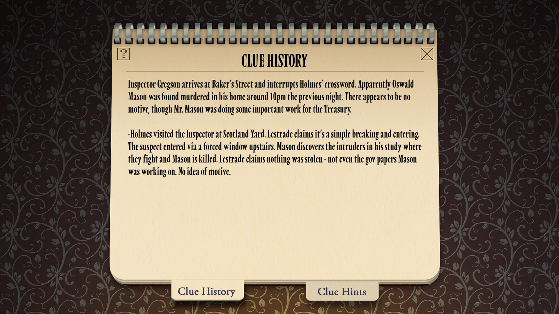 Sherlock Holmes Consulting Detective: The Case of Banker's Final Debt