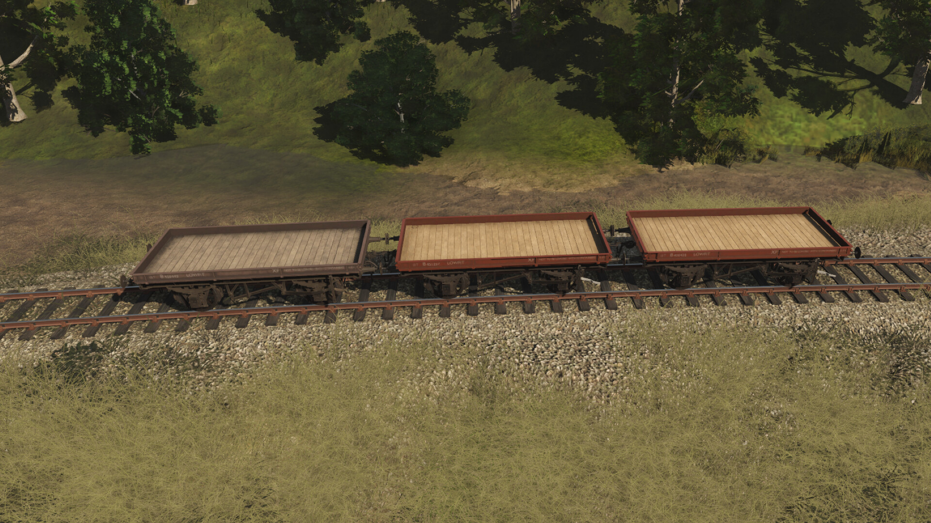 Trainz 2022 DLC - BR Lowfit Wagon Pack
