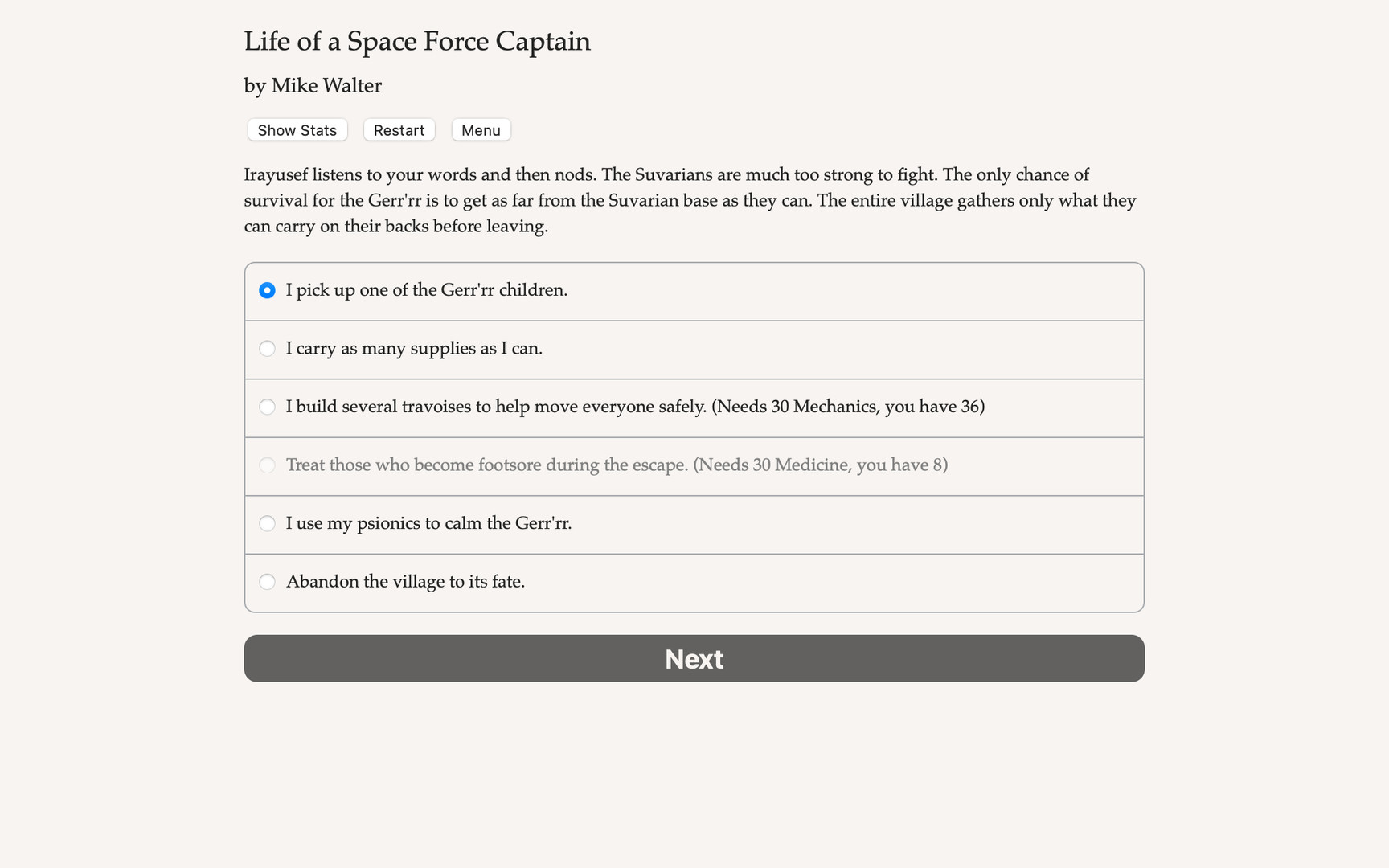 Life of a Space Force Captain Demo