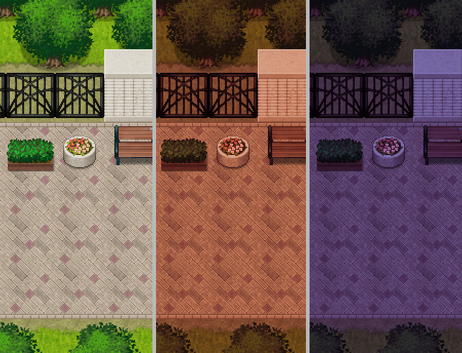 RPG Maker MV - SERIALGAMES LivingGoodCity Tileset - Small Zoo Set