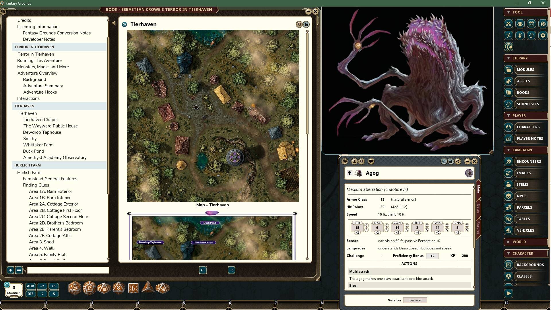 Fantasy Grounds - Sebastian Crowe's Terror in Tierhaven