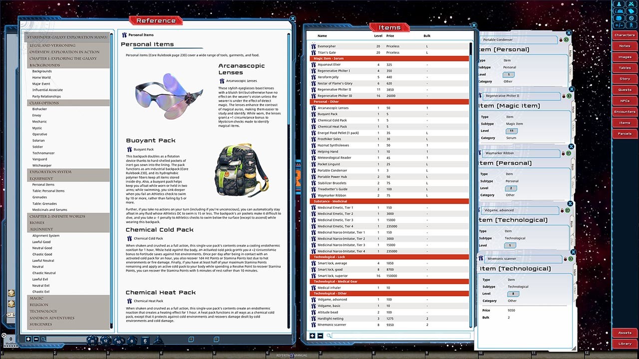 Fantasy Grounds - Starfinder RPG - Starfinder Galaxy Exploration Manual