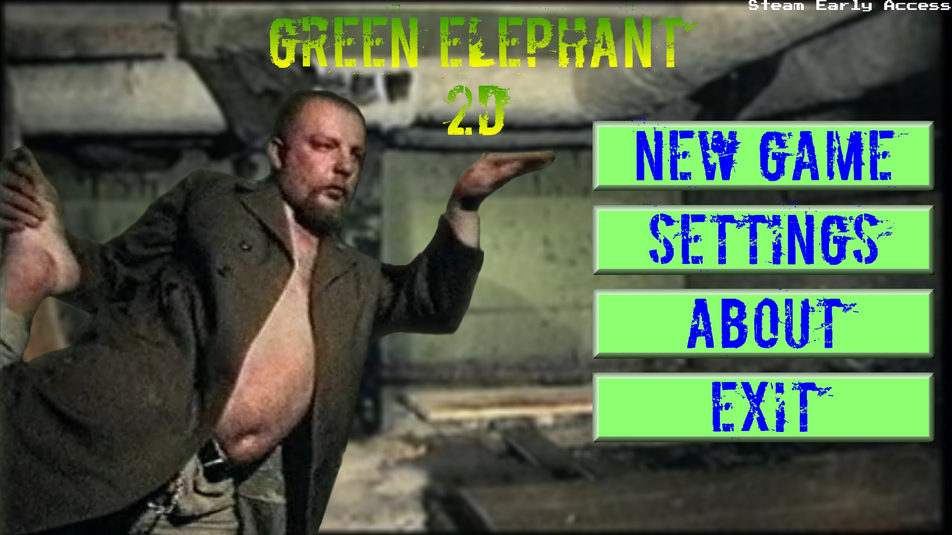 Green Elephant 2D