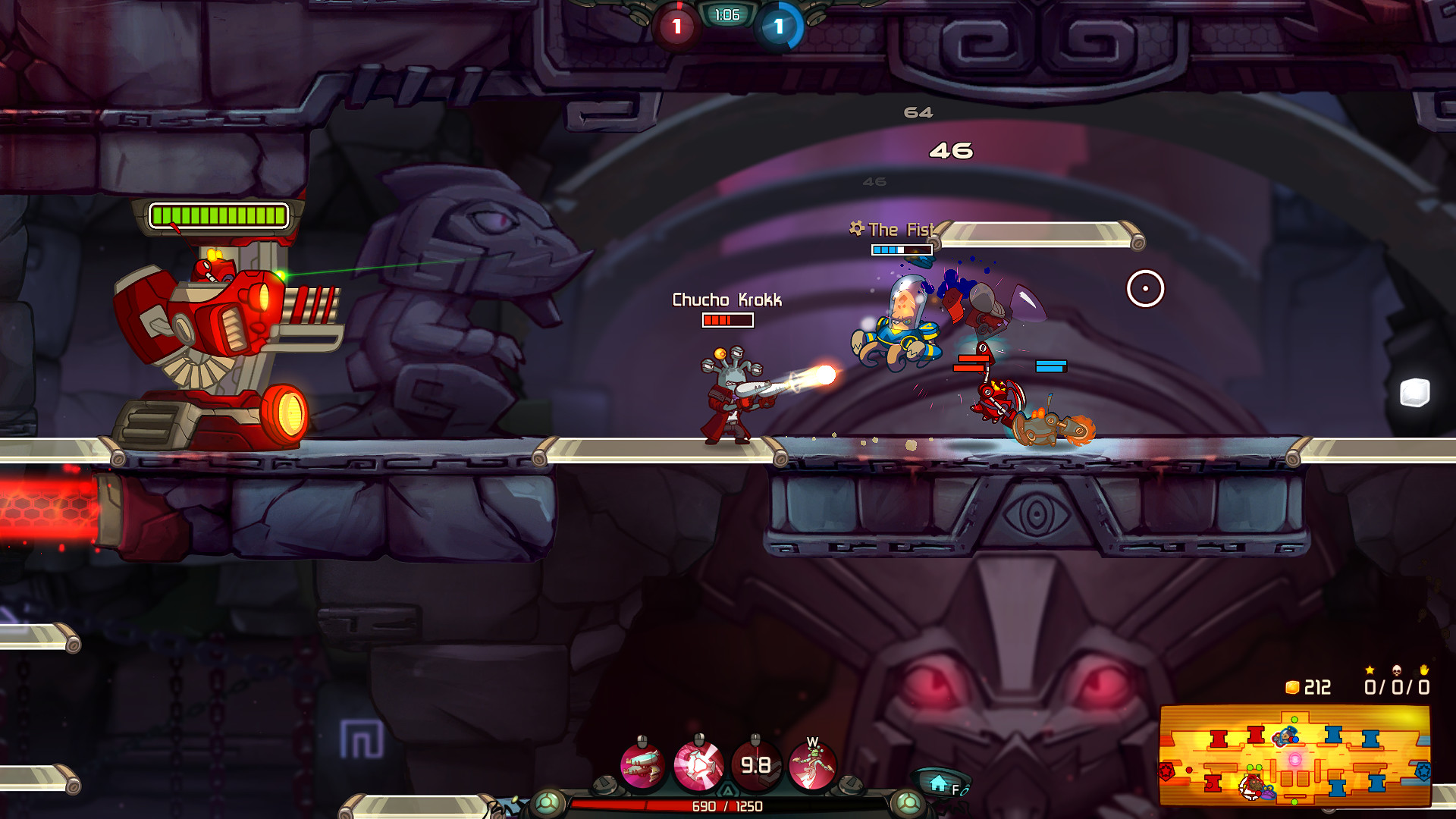 Chucho Krokk - Awesomenauts Character