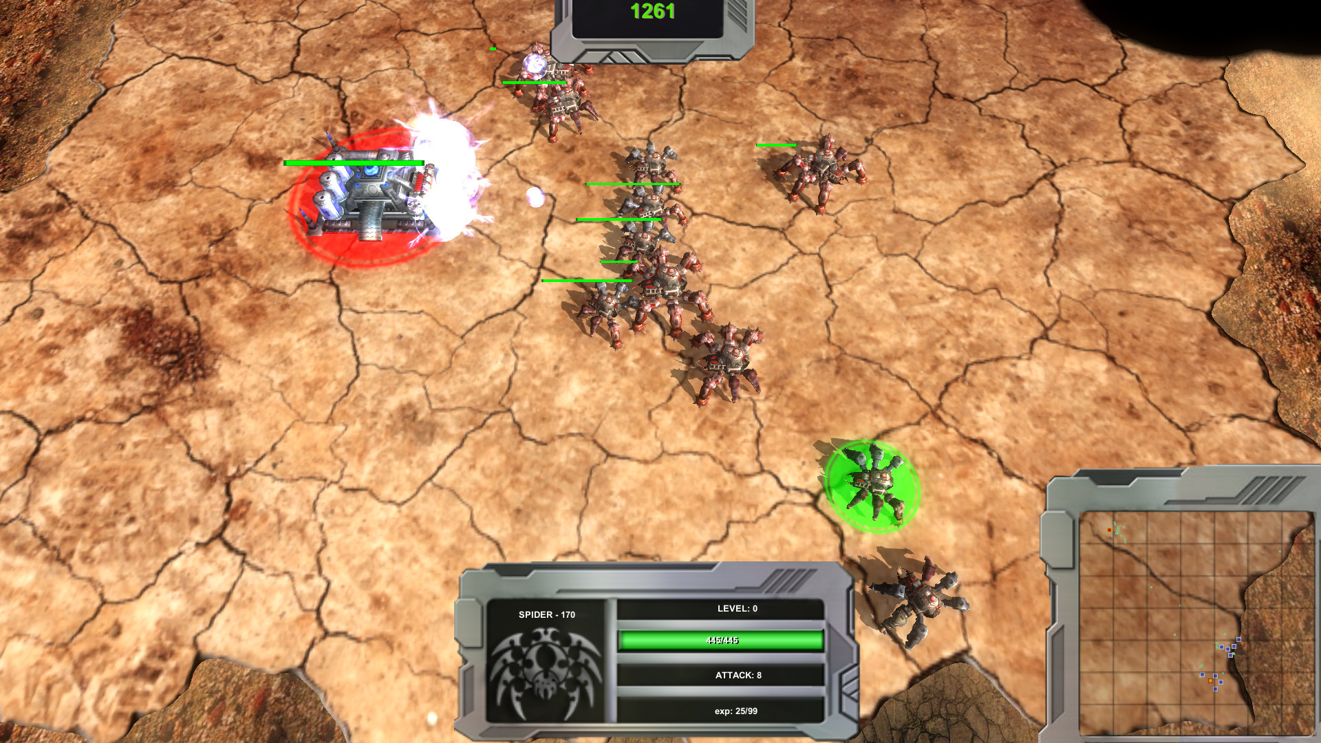 Spider-Robots War