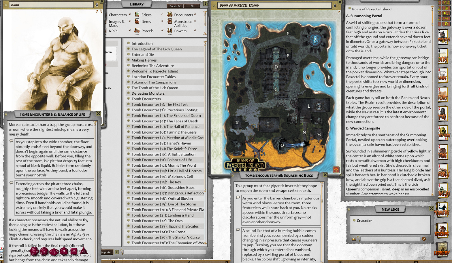 Fantasy Grounds - Dungeonlands: Tomb of the Lich Queen (Savage Worlds)