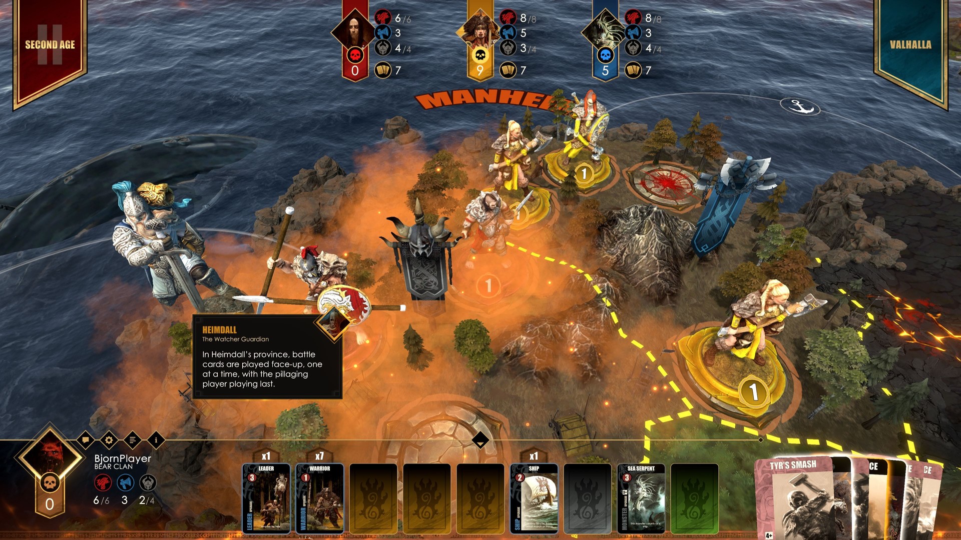 Blood Rage: Digital Edition - Gods of Asgard