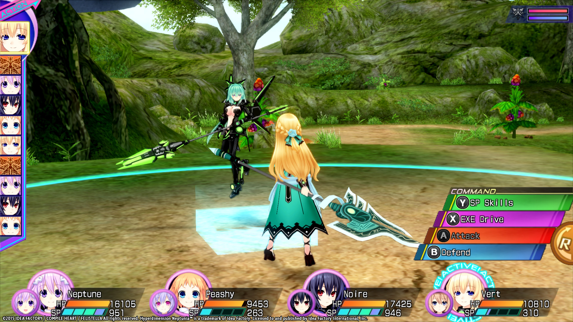 Hyperdimension Neptunia Re;Birth3 Shares Quests
