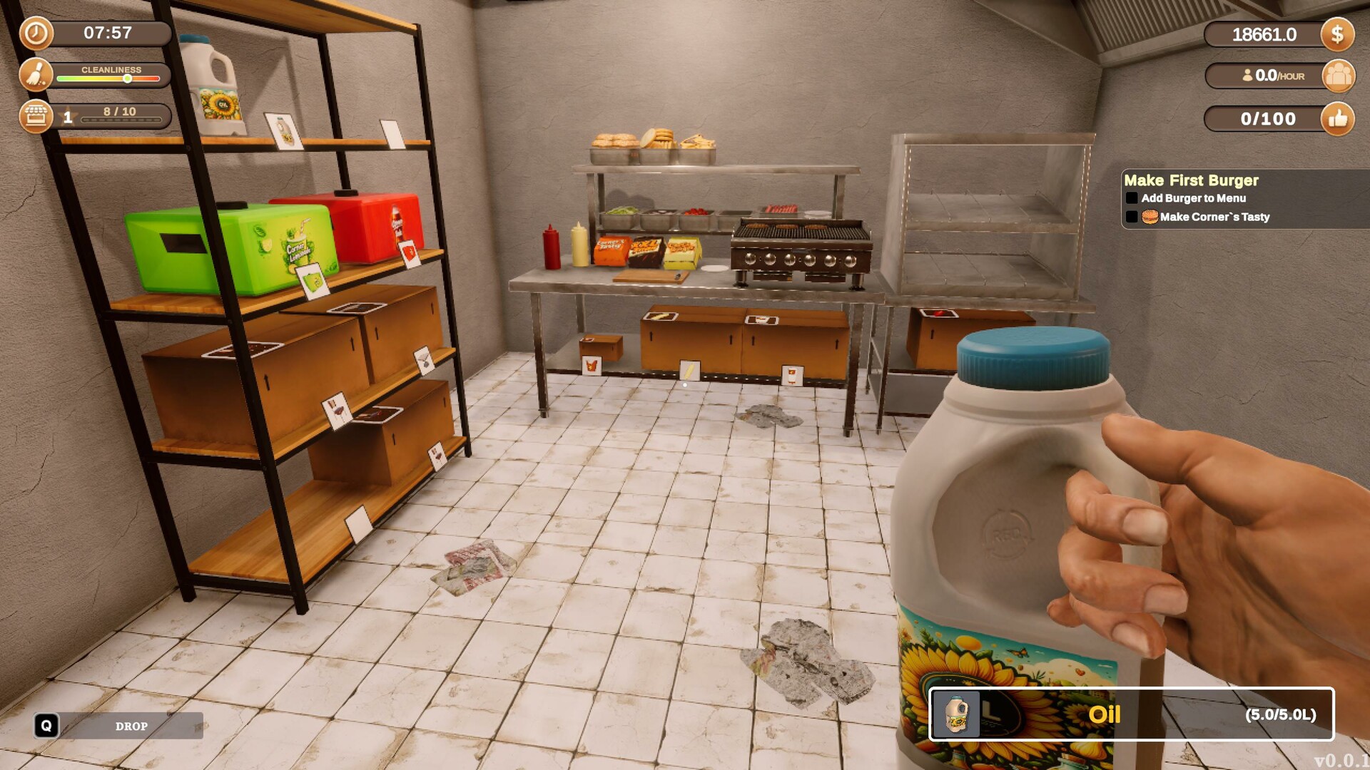 Corner Kitchen Fast Food Simulator Demo