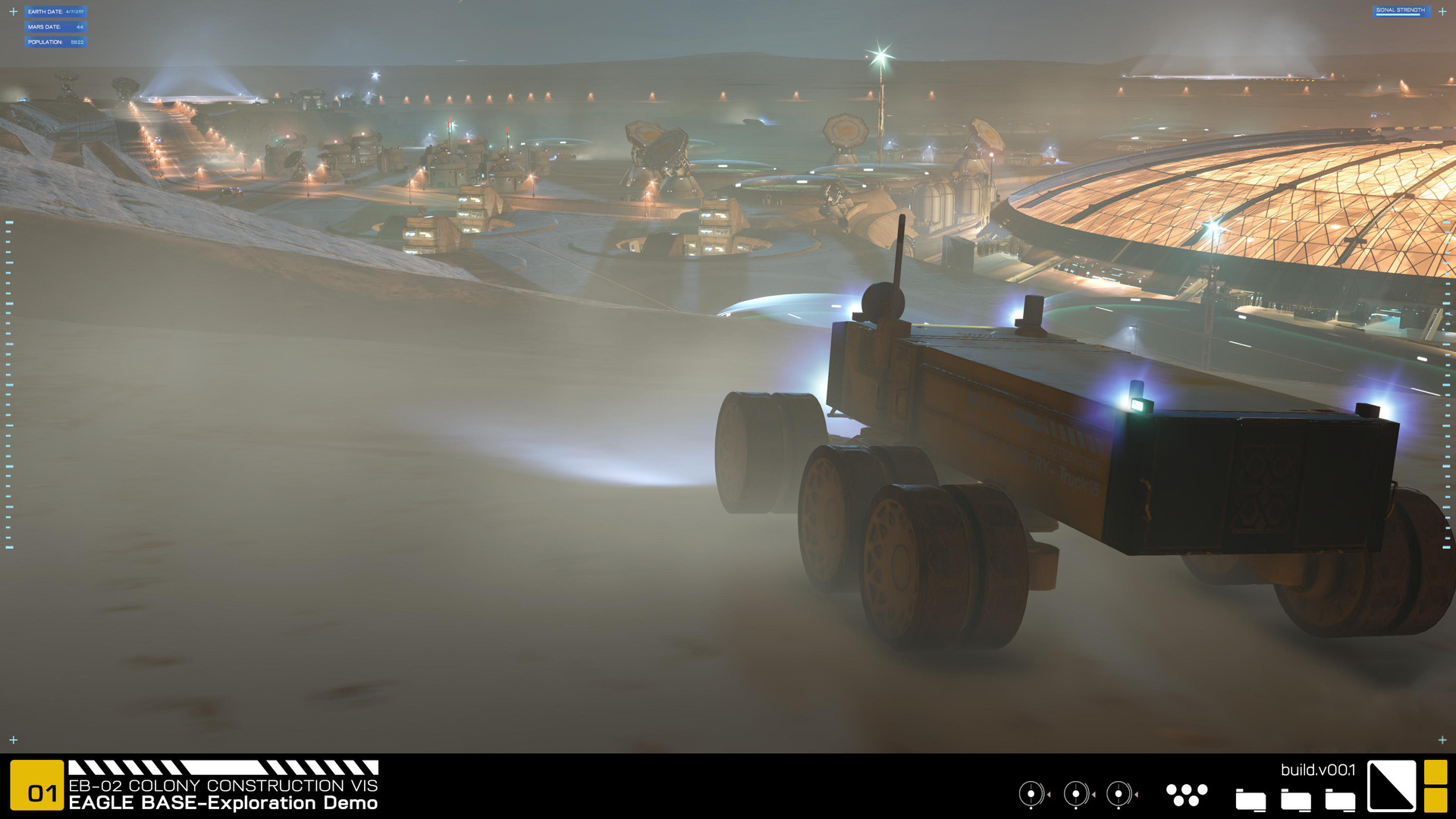 Project Eagle: A 3D Interactive Mars Base