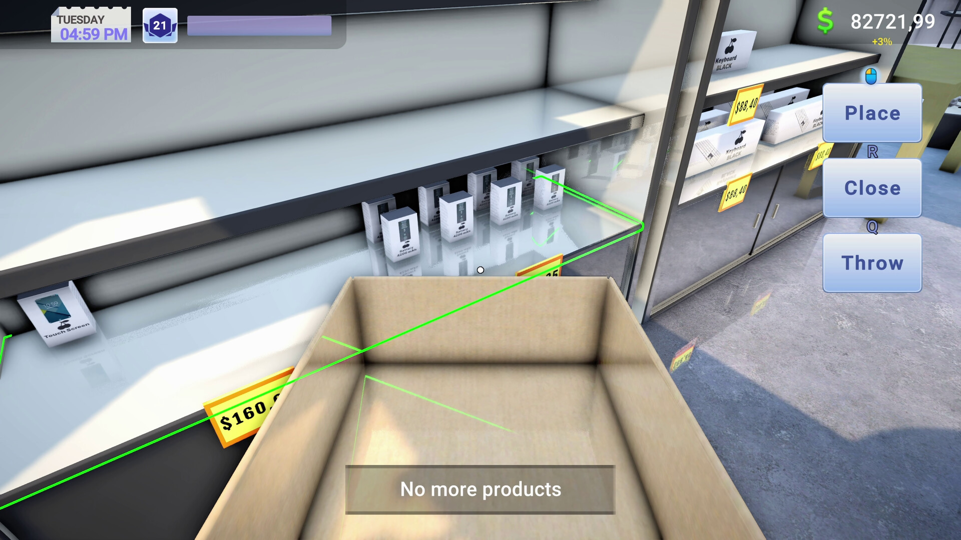 Electronics Store Simulator