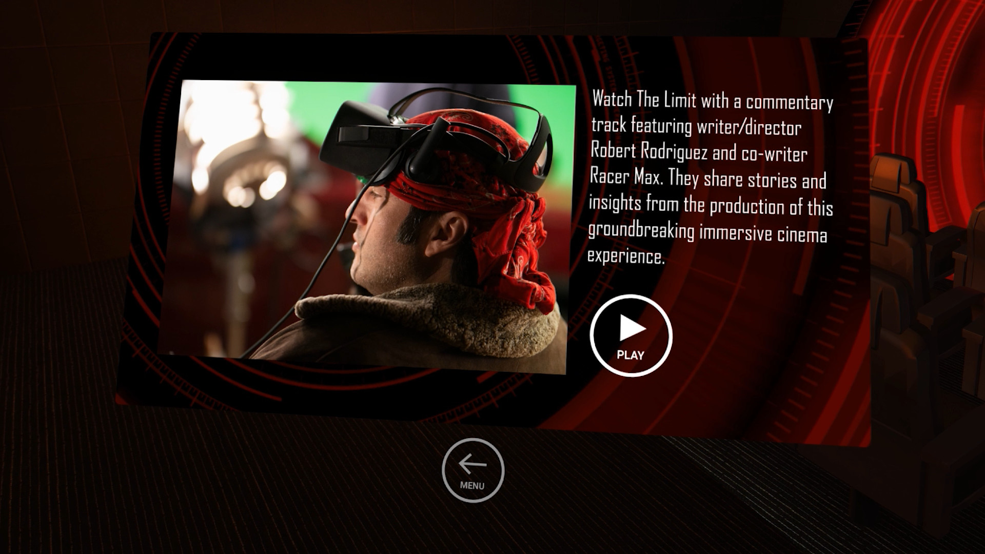 Robert Rodriguez’s THE LIMIT: An Immersive Cinema Experience