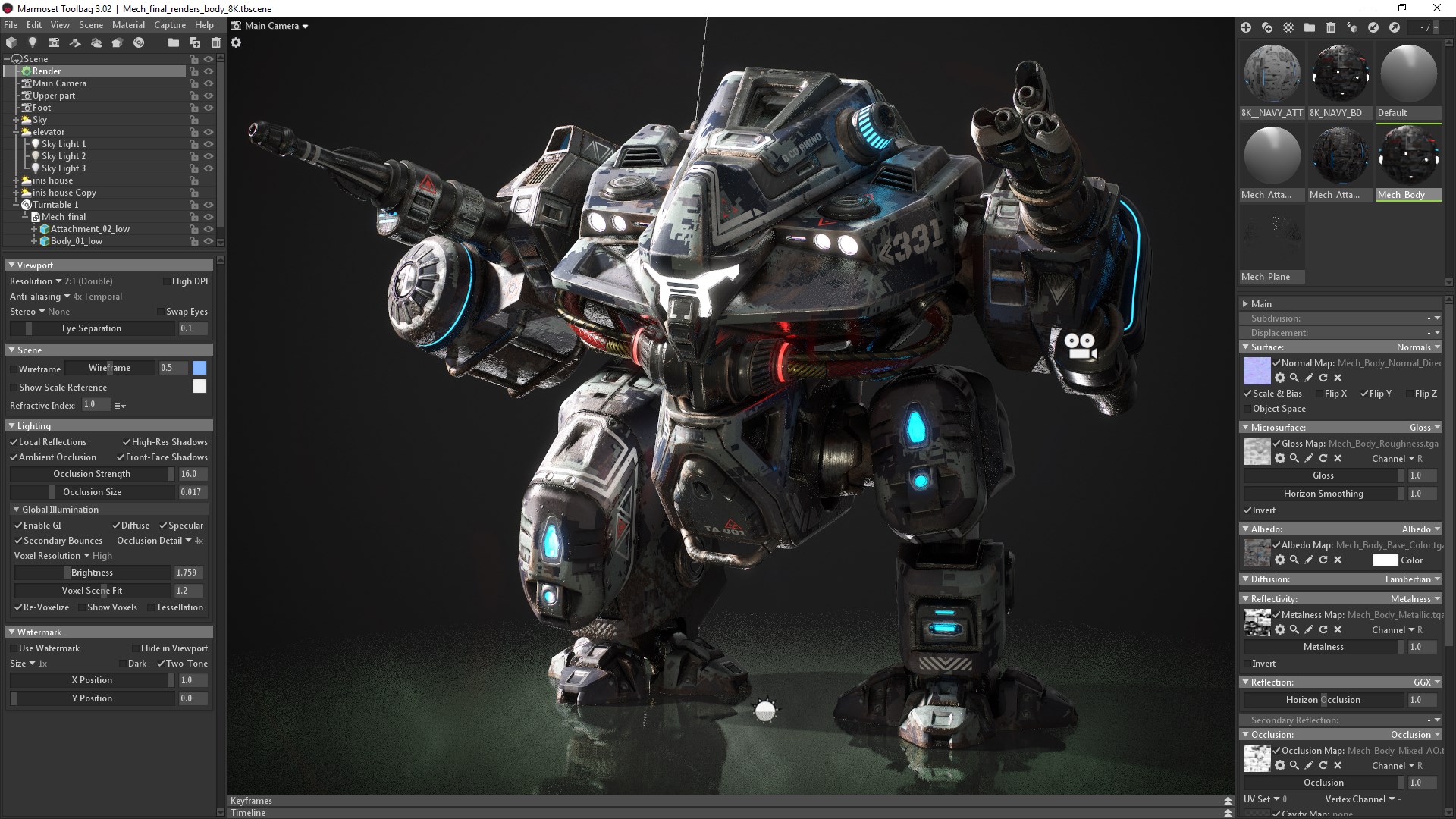Marmoset Toolbag 3 - Portfolio ready renders