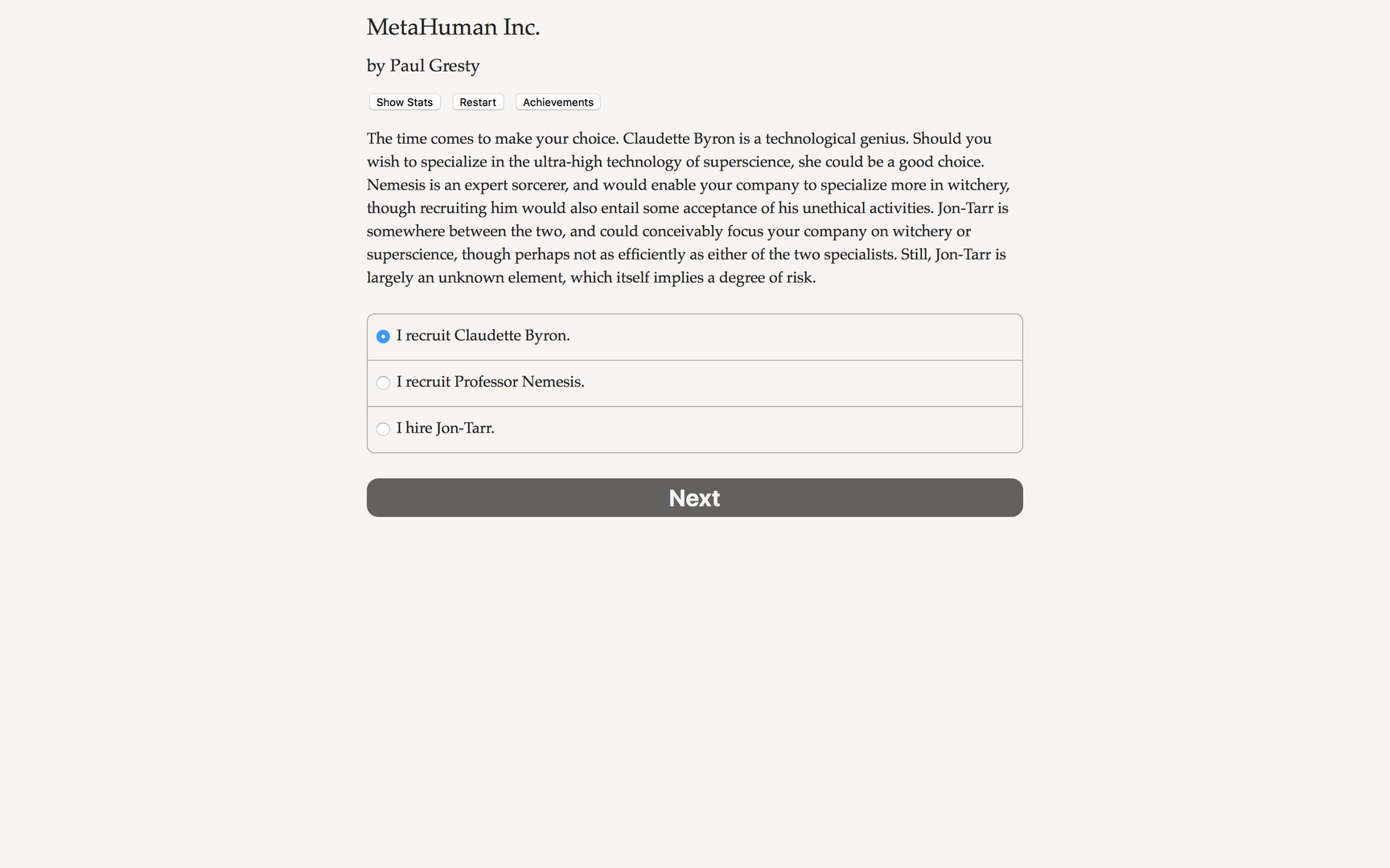MetaHuman Inc. Demo