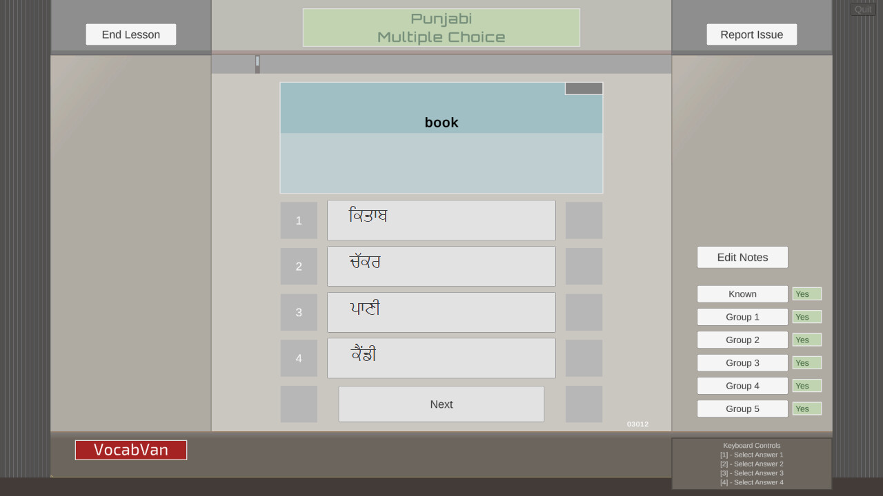 VocabVan - Punjabi