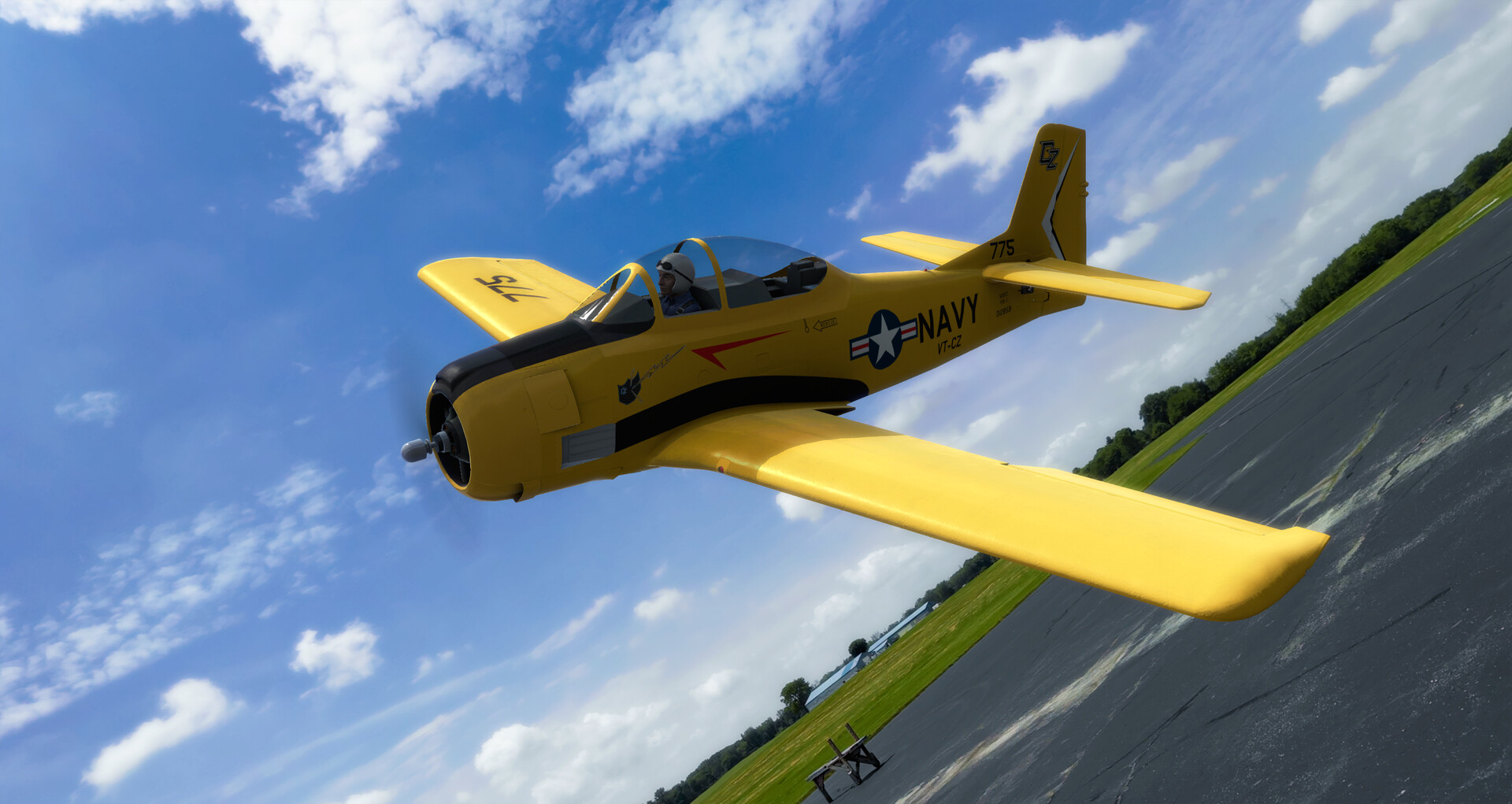 RealFlight Evolution - E-flite Carbon-Z T-28 Trojan 2.0m
