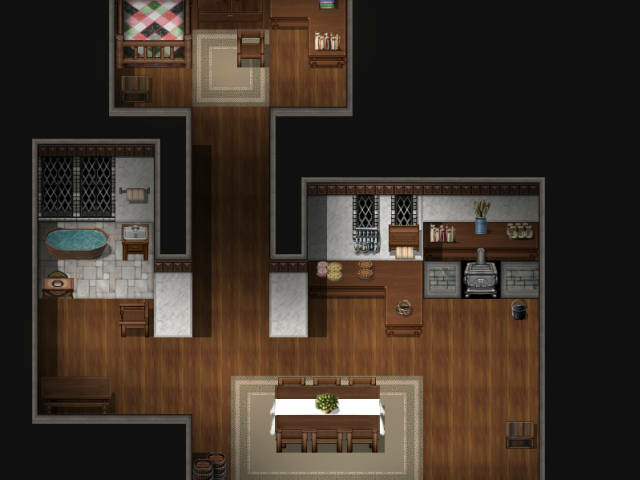 RPG Maker MV - KR Idyllic Village Tileset